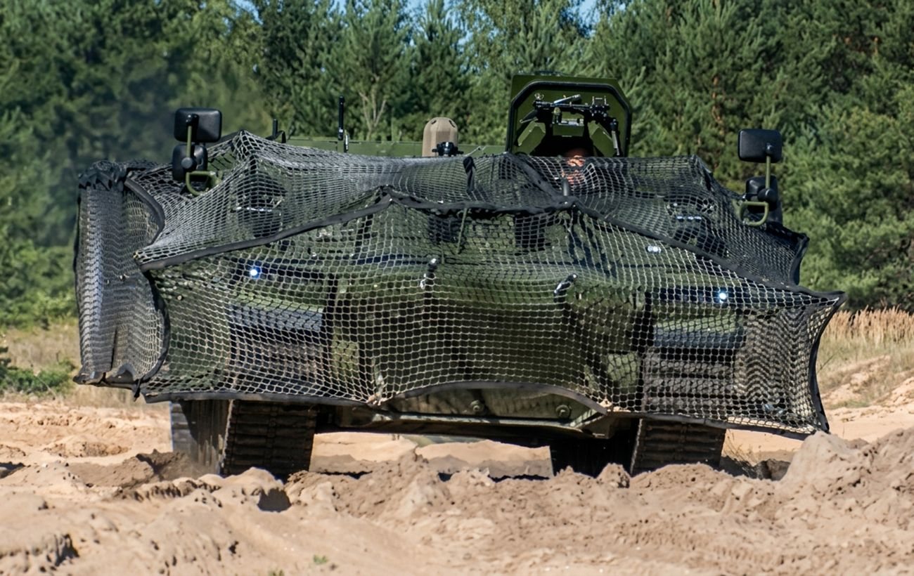 Латвія оснастила новітню БМП Hunter засобами протидії дронам