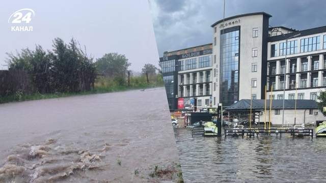 Сильна злива затопила Тернопіль та Хмельницький: міста йдуть під воду